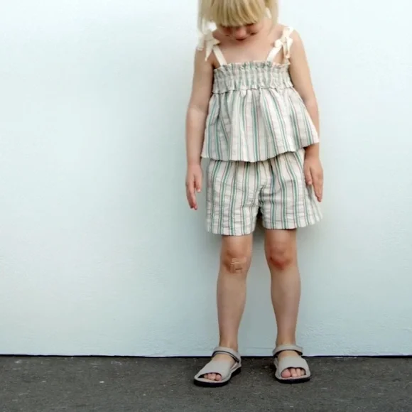 NWT Zara striped matching set 6Y (5-6Y)